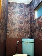 トイレ上下の貼り分け トイレも貼り分けて
